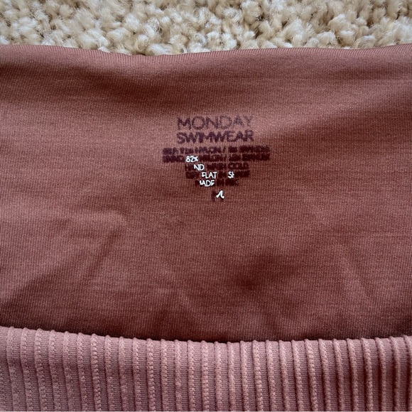 Monday Swimwear Ribbed Bikini Set - Picture 8 of 9